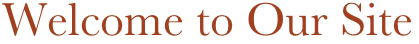 Welcome to Our Site